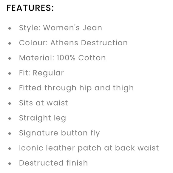 Levi’s Premium 501 Original, “Athens Destruction,” size 26 - Picture 3 of 7